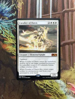 Mint/Near-Mint, English - 1 x MTG Cavalier of Dawn Core Set 2020 - Image 1