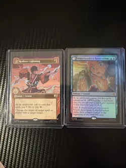 Avatar MTG Lot (2) - Redirect Lightning & Waterbender’s Restoration - NM - Image 1