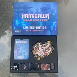 KAMIGAWA LTD ED NEON DYNASTY XL AR PIN & LANYARD SET MAGIC THE GATHERING - Image 2