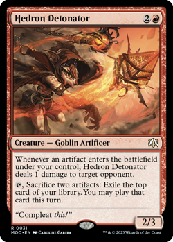 Hedron Detonator [March of the Machine Commander] Magic MTG - Image 1