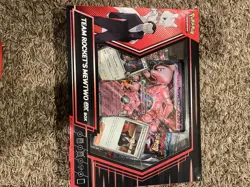 Pokemon TCG Scarlet & Violet Team Rocket’s Mewtwo Ex Box - Image 1