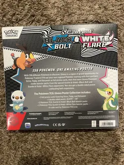 Pokemon TCG: Scarlet & Violet - Black Bolt & White Flare Unova Poster Collection - Image 2