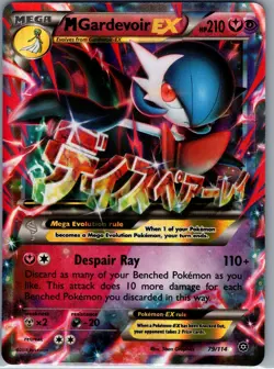 M Gardevoir EX 79/114 XY - Steam Siege - Pokemon Card - LP - Image 1