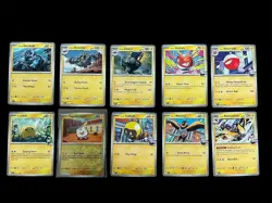 Pokemon Card Journey Together Complete Set 143 Pcs. Common/Uncommon and Holo - Image 5