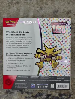 Pokemon 151 Alakazam ex Collection Box - Image 2