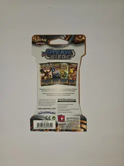 Pokemon TCG: XY Steam Siege Sleeved Booster Pack New Factory Sealed - Image 2