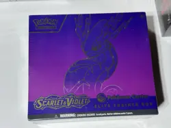 Scarlet and Violet Base Set Pokemon Center Exclusive ETB Miraidon Art +protector - Image 2