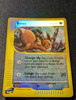 Pokemon AQUAPOLIS - #75/147 Eevee - Reverse Holo - ENG - Lightly Played - Image 4