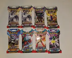 Pokemon TCG: Scarlet and Violet Sleeved Booster Pack Lot of 8 - Image 1