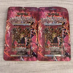 2003 Yu-Gi-Oh Magician’s Force Unlimited Blister Pack Sealed TCG Booster (2) - Image 1