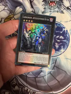 (He) Yugioh Cairngorgon, Antiluminescent Knight PRIO-DE054 Super German VLP - Image 2