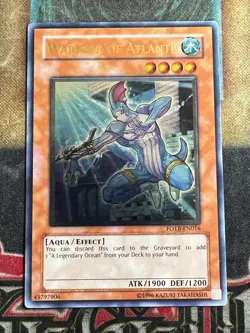 Yugioh Warrior of Atlantis FOTB-EN016 Ultimate Rare NM - Image 1