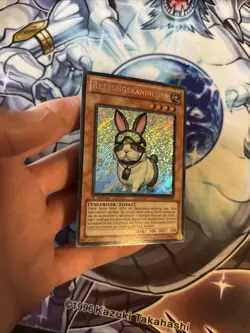 (HE) Rescue Rabbit - PHSW-SP037 German - Secret Rare - 1st Edition YuGiOH HP/DMG - Image 2