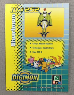 Digimon 1999 Toy Exclusive Holographic Promo Card Shurimon - Image 2