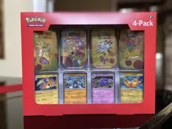 Pokemon Trading Card Game 4-Pack Pokemon TCG: Scarlet & Violet-151 Mini Tin New - Image 1