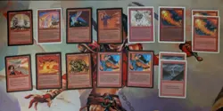 Old school Premodern Magic the Gathering Card Lot Red 15 Cards - Image 1