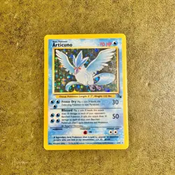Pokemon TCG Articuno Fossil Holo 2/62 Card LP Condition - Image 1