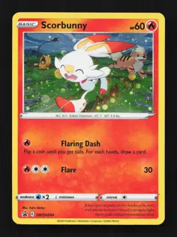 Scorbunny SWSH244 NM SWSH Black Star Promos English Pokemon Card TCG - Image 1