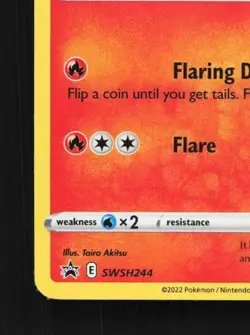 Scorbunny SWSH244 NM SWSH Black Star Promos English Pokemon Card TCG - Image 2