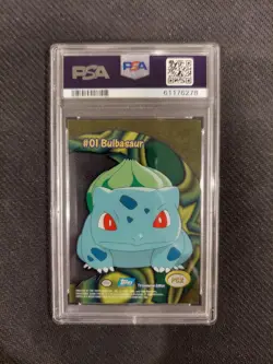PSA 10 Bulbasaur Clear Card 2000 Topps Pokemon - Image 2