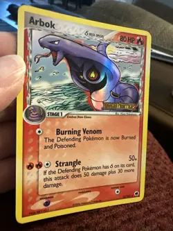 Arbok 22/101 Reverse Holo Stamped EX Dragon Frontiers Pokemon Card NM - Image 2