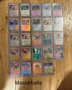 98 Card Pokemon Prismatic Evolutions Lot Fr Golds Promos Masterballs & More - Image 3