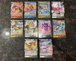 V Holo Lot of 10 Pokemon Trading Card Game | NM - LOT A - Image 1