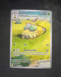 Grotle 164/162 Scarlet & Violet Temporal Forces Pokemon Card NM Pack Fresh - Image 1