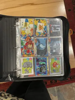 Mead Pro Platinum Zippered 3-Ring Binder Black 9-Pocket Pokemon Card Pages - Image 2