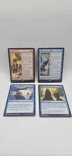 Artist & Stormchaser Talent Rare + Boomerang & Wisdom - Izzet Bloomburrow MTG - Image 1