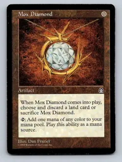 1998 Magic the Gathering Mox Diamond: - Stronghold Regular - Rare - Image 1