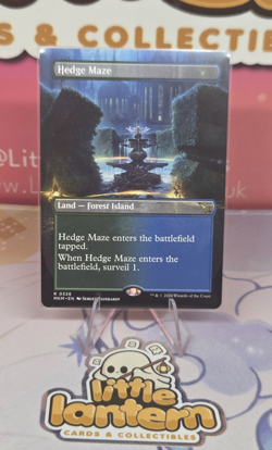 Hedge Maze 0326 [Borderless] Magic The Gathering Murders at Karlov Manor NM/M - Image 1
