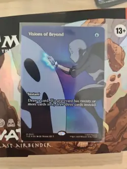 NM Borderless Foil Visions of Beyond, MTG, Avatar: The Last Airbender, Magic, 21 - Image 1