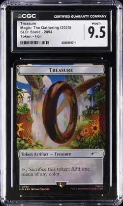 2025 MAGIC: THE GATHERING - SLD: SONIC TOKEN - FOIL #2094 TREASURE CGC 9.5 - Image 1