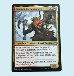Bruenor Battlehammer, Forgotten Realms, NM Near Mint, Magic the Gathering, MTG - Image 1