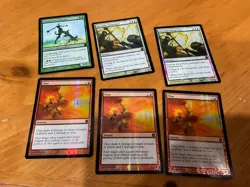 6x MTG Commander rares, mythic, and foils Mixed lot MN to good condition - Image 1