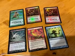 6x MTG Commander rares, mythic, and foils Mixed lot MN to good condition - Image 1