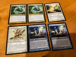 6x MTG Commander rares, mythic, and foils Mixed lot MN to good condition - Image 1