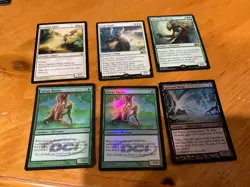 6x MTG Commander rares, mythic, and foils Mixed lot MN to good condition - Image 1