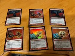 6x MTG Commander rares, mythic, and foils Mixed lot MN to good condition - Image 1