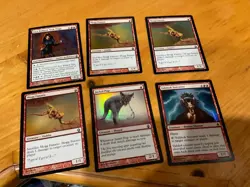 6x MTG Commander rares, mythic, and foils Mixed lot MN to good condition - Image 1