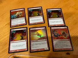 6x MTG Commander rares, mythic, and foils Mixed lot MN to good condition - Image 1
