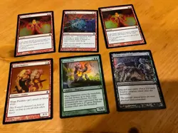 6x MTG Commander rares, mythic, and foils Mixed lot MN to good condition - Image 1