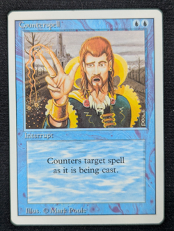 Counterspell - Revised - LP - MTG - Magic the Gathering - Blue - Interrupt - Image 1
