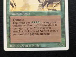Force of Nature - Revised - NM - MTG - Magic the Gathering - Green - Creature - Image 2