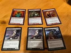 6x MTG Commander rares, mythic, and foils Mixed lot MN to good condition - Image 1