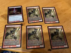 6x MTG Commander rares, mythic, and foils Mixed lot MN to good condition - Image 1