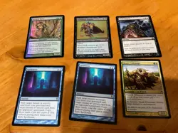 6x MTG Commander rares, mythic, and foils Mixed lot MN to good condition - Image 1