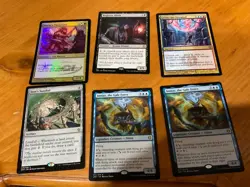 6x MTG Commander rares, mythic, and foils Mixed lot MN to good condition - Image 1