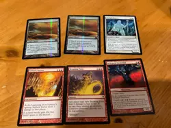6x MTG Commander rares, mythic, and foils Mixed lot MN to good condition - Image 1